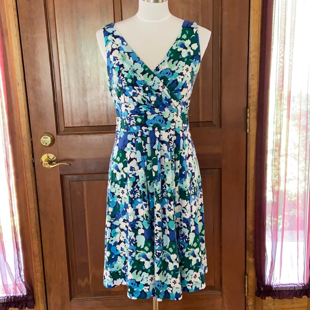 Lands’ End Floral Sundress